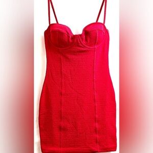 VIX Cover ups Corset top in Small. Red in color